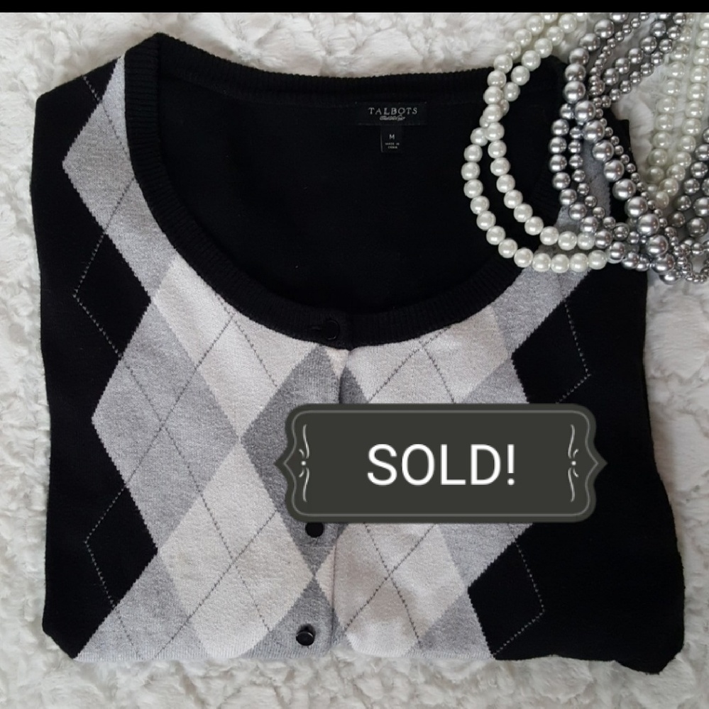 TALBOTS BUTTON DOWN SWEATER